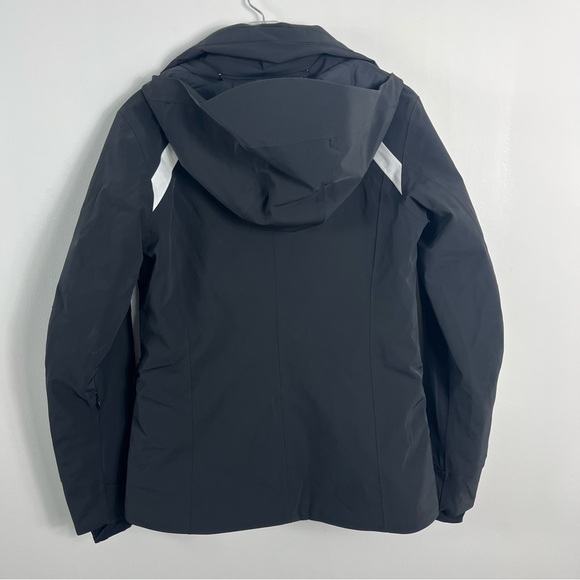 Bogner Fire + Ice Dewi-T Hooded Padded Striped Ski Jacket Size 6 NWT Black - Picture 13 of 14